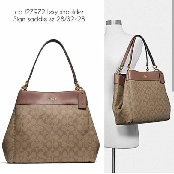 COACH LEXY SHOULDER BAG IN CANVAS - Picture 5 of 5
